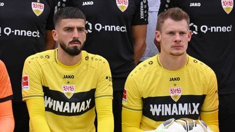 Fabian Bredlow (li) mit Alexander Nübel