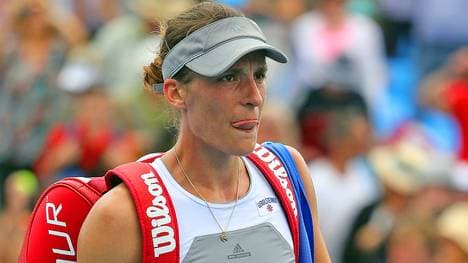 Andrea Petkovic packt bei den Australian Open nach der ersten Runde ihre Taschen