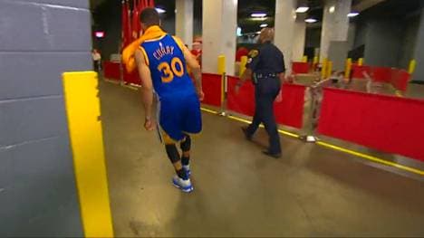 Steph Curry musste das letzte Spiel gegen die Houston Rockets vorzeitig beenden