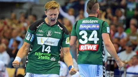 Niclas Pieczkowski (l.) war bester Werfer gegen Hannover