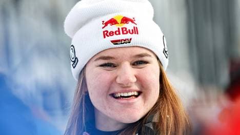 Voller Vorfreude: Emma Aicher 