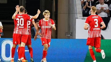 Der SC Freiburg gewinnt den Auftakt in die Europa League mit 2:1