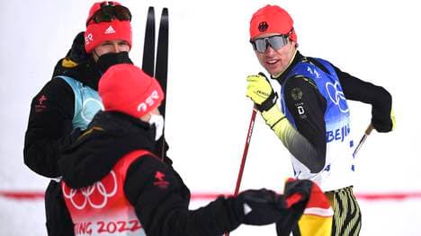 Die deutschen Kombinierer holten bei Olympia 2022 Gold und Silber