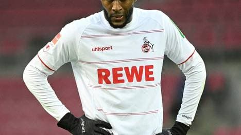 Kölns Stürmer Anthony Modeste fällt erkrankt aus