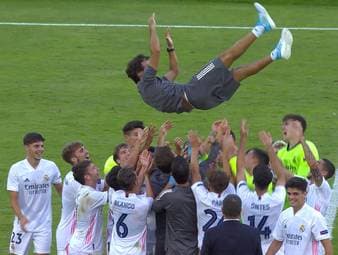 Klub-Legende Raul erlebte im Finale der UEFA Youth League gegen Benfica eine Achterbahnfahrt der Gefühle. Der knappe Sieg stand mehrfach auf Messers Schneide.