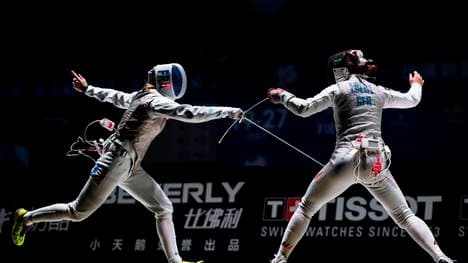 Senkrechtstarterin Leonie Ebert (rechts) scheiterte im Viertelfinale