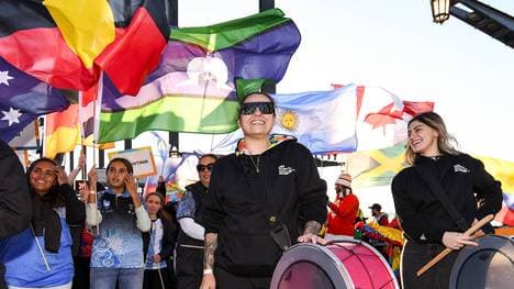 Große Party und gute Stimmung beim Fanfest in Sydney