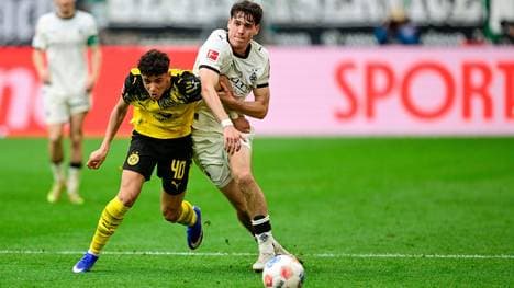 Samuele Inacio (l.) im Duell mit Philipp Sander