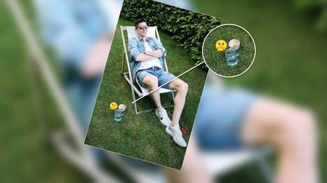 Robert Lewandowski sieht die Kritik offenbar ganz gelassen