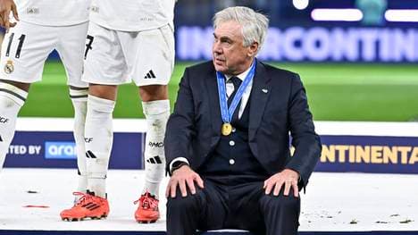 Carlo Ancelotti nach seinem 15. Titel mit Real Madrid