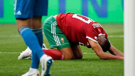 Aziz Bouhaddouz entschied mit dem ersten Eigentor seiner Karriere das WM-Auftaktspiel Marokkos
