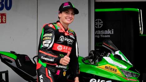 Ana Carrasco fühlt sich im Motorradsport wohl