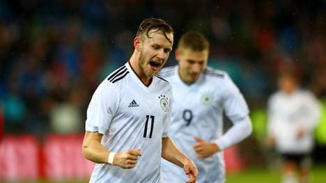 Cedric Teuchert erzielte in seinen ersten drei Einsätzen für die deutsche U21 zwei Tore