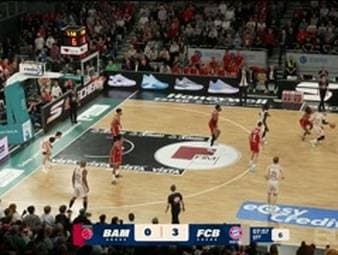 Die BBL-Highlights der Basketball-Partie BMA365 Bamberg Baskets - FC Bayern München Basketball im Video.