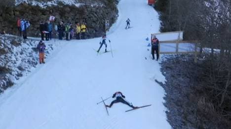 Nathalie Armbruster sorgt für einen Schock-Moment