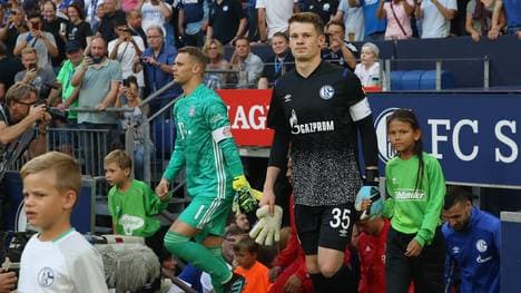 Bald Rivalen um den Platz im Tor des FC Bayern: Alexander Nübel (r.) und Manuel Neuer