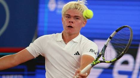 Diego Dedura hat sein Erstrunden-Match in Hamburg klar verloren