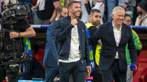 Robin Gosens schaffte es nur verspätet und dank der Polizei zum Spiel Deutschland gegen Ungarn