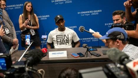 Fred Kerley im Fragenhagel in Las Vegas