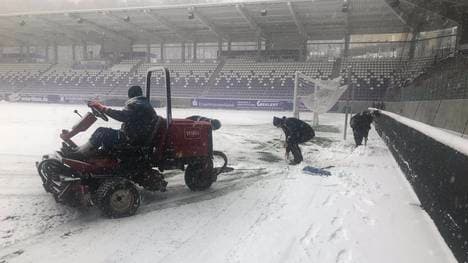 Die Partie zwischen Erzgebirge Aue und dem 1. FC Köln musste abgesagt werden