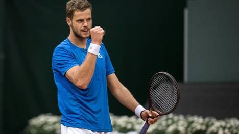 Den Sieg über Murray vor Augen: Yannick Hanfmann