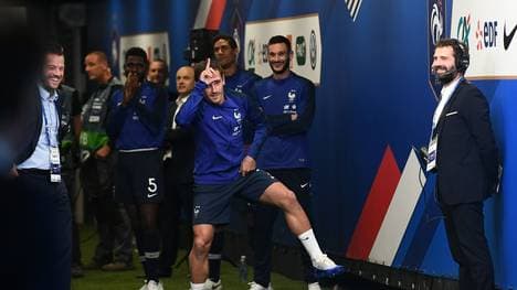 Antoine Griezmann bejubelt seine Tore mit einer Geste aus "Fortnite"