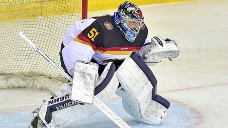 Timo Pielmeier steht gegen Frankreich im Tor