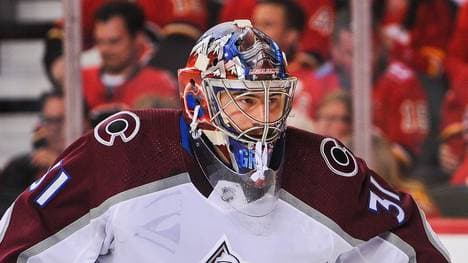 Eishockey-WM 2019: DEB wartet auf Entscheidung bei Philipp Grubauer , Philipp Grubauer ist mit den Colorado Avalanche in den NHL-Playoffs gescheitert