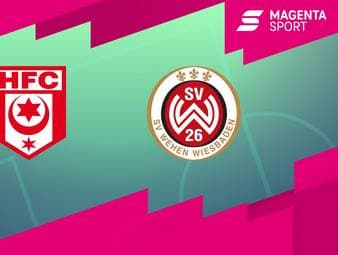 Hallescher FC - SV Wehen Wiesbaden: Tore und Highlights | 3. Liga