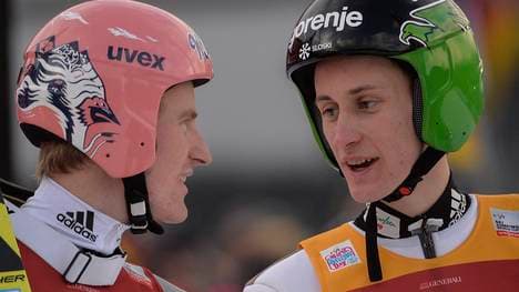 Peter Prevc und Severin Freund