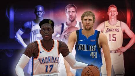 Dennis Schröder und Dirk Nowitzki sind zwei der sieben Deutschen in der NBA