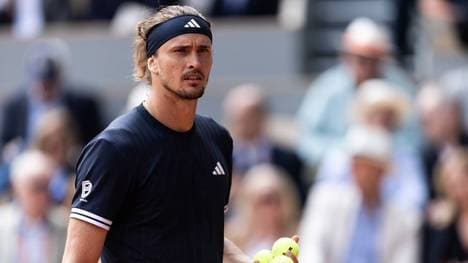 Alexander Zverev kämpft bei den French Open um den Titel