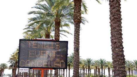 Das Tennis-Turnier in Indian Wells konnte aufgrund der Coronakrise nicht stattfinden