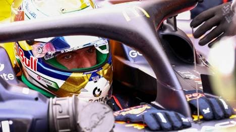 Max Verstappen startet aus der Boxengasse