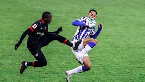 Viel Kampf, aber wenig Klasse lieferte das Spiel zwischen Leverkusen und Hertha BSC