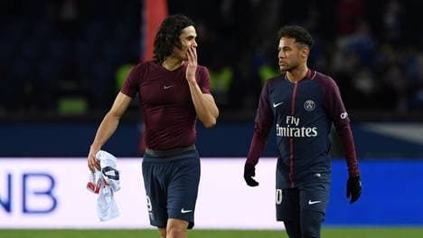 Edinson Cavani und Neymar gehören zu den größten Stars im Team von Paris Saint-Germain