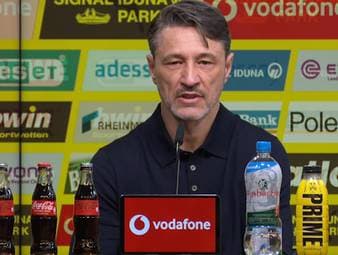 Niko Kovac bezieht nach dem engen 3:2-Sieg über St. Pauli Stellung zu einem späten VAR-Eingriff - und führt lange über die entscheidende Szene aus. 