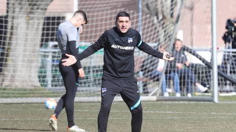 Tayfun Korkut steht bei Hertha BSC unter Druck