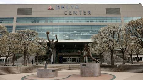 Im Delta Center wird demnächst auch Eishockey gespielt