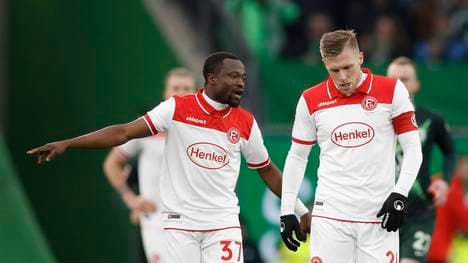 Bernard Tekpetey (l.) will den Verein schnellstmöglich verlassen
