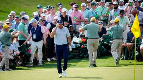Bryson DeChambeau kämpft beim US Masters in Augusta mit widrigen Bedingungen