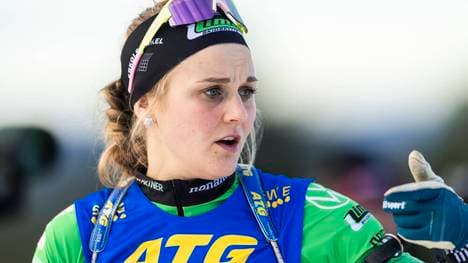 Stina Nilsson hat ihren Platz im schwedischen Biathlon-Team verloren