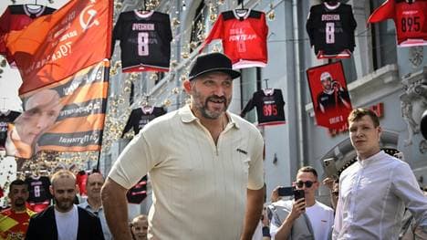 Großer Bahnhof für Owetschkin