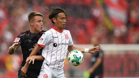Takashi Usami (r.) war in der vergangenen Saison an Fortuna Düsseldorf ausgeliehen
