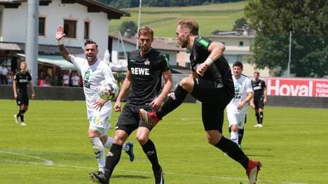 Rafael Czichos (r.) und Lasse Sobiech stehen in der Kölner Startelf gegen Watford