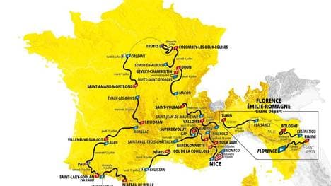 Tour de France 2024 Strecke