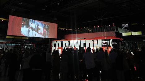Der FC Bayern feierte die Meisterschaft in der Motorworld in München