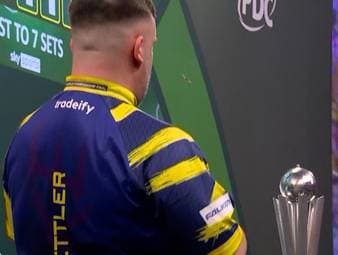 Die Ally Pally Wespe ist zurück! Im WM-Finale zwischen Luke Littler und Gian van Veen attackiert die Wespe 