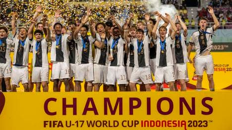 Die U17 wurde 2023 in Indonesien Weltmeister