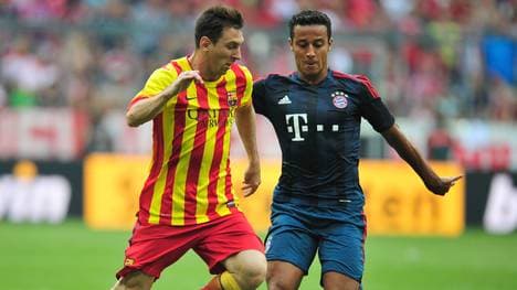 Spielt Thiago (r.) bald wieder mit Lionel Messi zusammen?